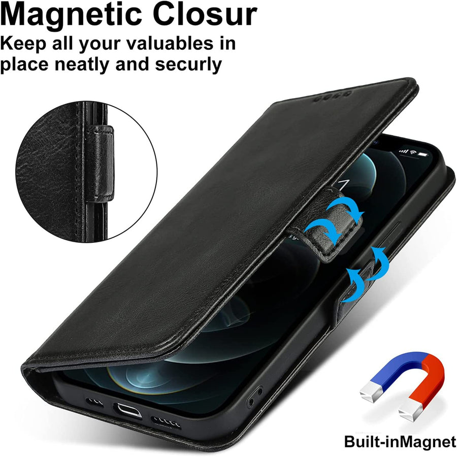 iPhone 12/12 Pro   Flip Wallet Case - Brown
