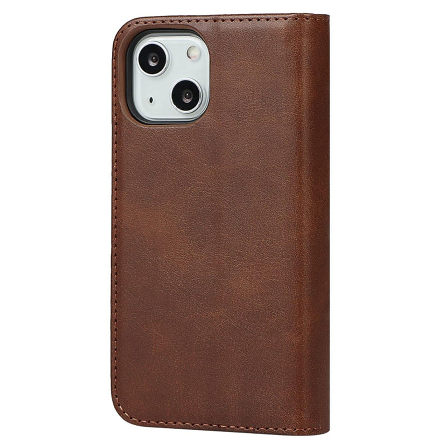 iPhone 14/13   Flip Wallet Case - Brown