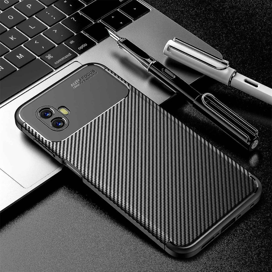 Galaxy Xcover 6 Pro (2022)   Carbon Fibre Rugged Case - Black