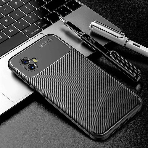 Galaxy Xcover 6 Pro (2022)   Carbon Fibre Rugged Case - Black