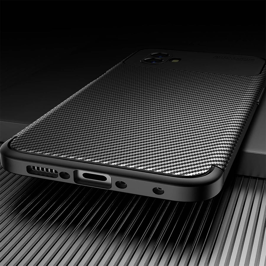 Galaxy Xcover 6 Pro (2022)   Carbon Fibre Rugged Case - Black
