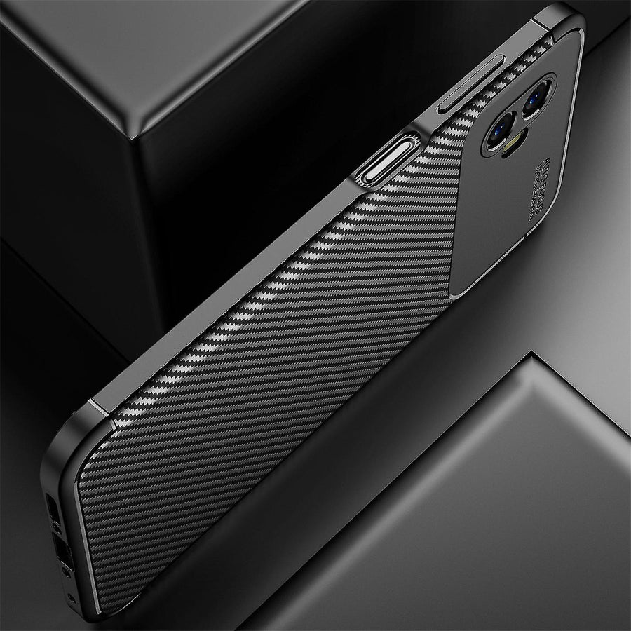 Galaxy Xcover 6 Pro (2022)   Carbon Fibre Rugged Case - Black