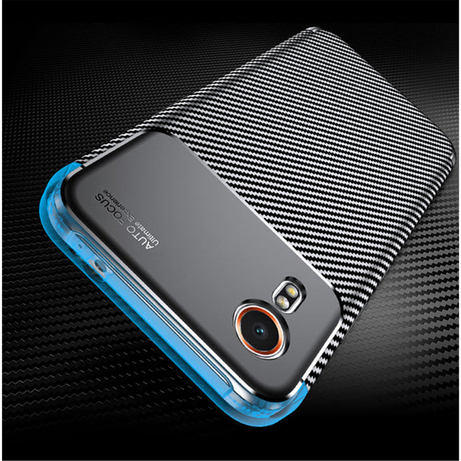 Galaxy Xcover 7 5G   Carbon Fibre Rugged Case - Black