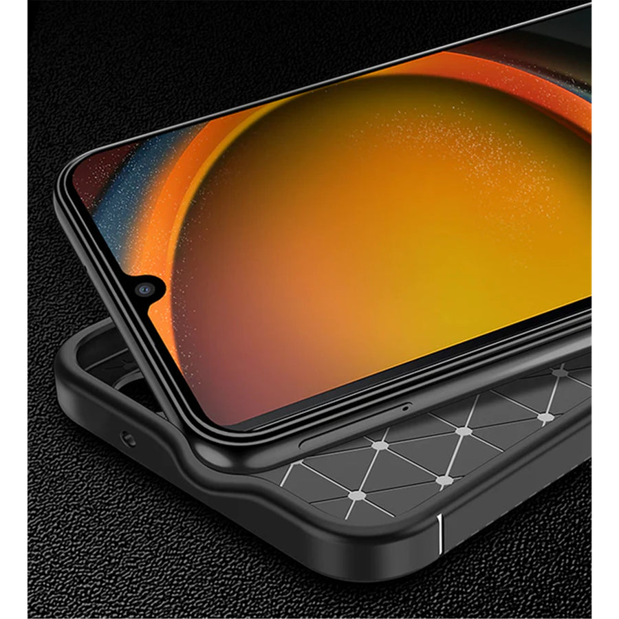 Galaxy Xcover 7 5G   Carbon Fibre Rugged Case - Black