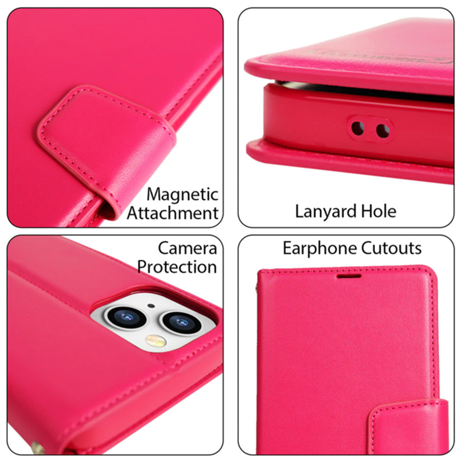 iPhone 15 Pro Max   Flip Wallet Case - Pink