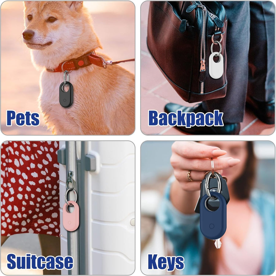 Silicone Key Ring for Galaxy SmartTag 2 - Navy Blue