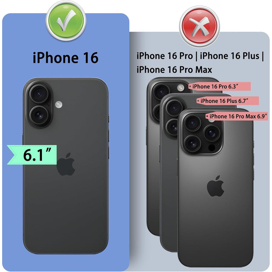 iPhone 16 (6.1")   Glass Screen Protector - Privacy