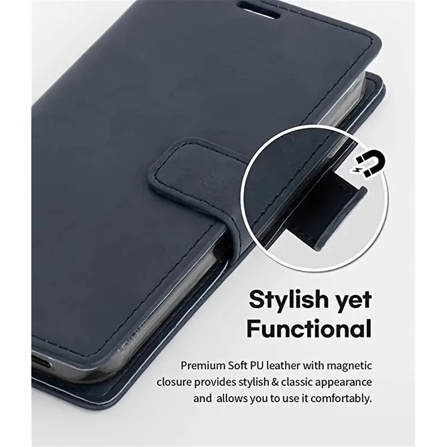 Galaxy A16 4G/5G   Flip Wallet Case - Black