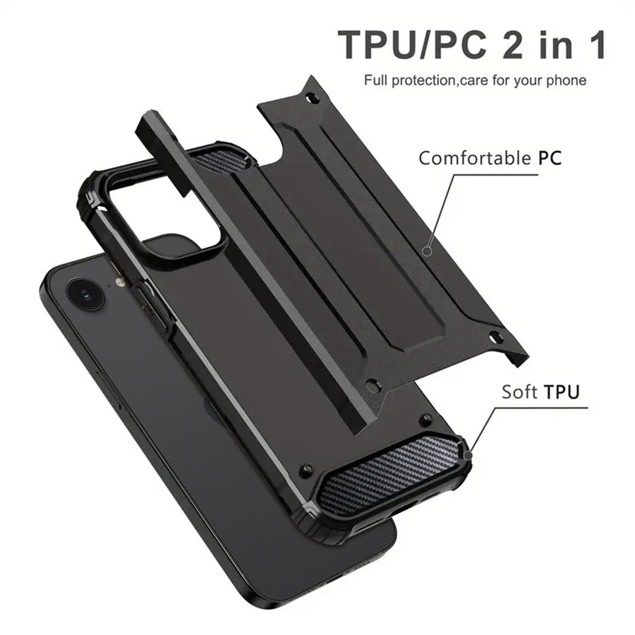iPhone 17e/16e   Rugged Case - Black