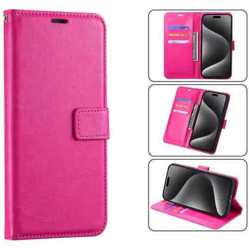 iPhone 17 (6.3")   Flip Wallet Case - Pink