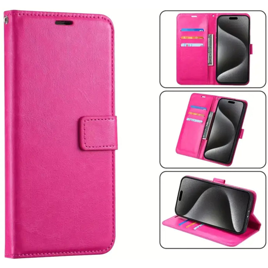 iPhone 17 (6.3")   Flip Wallet Case - Pink
