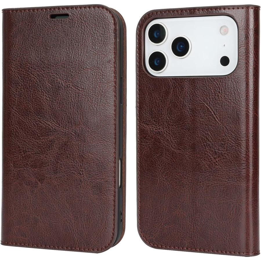 iPhone 17 Pro Max (6.9")   Flip Wallet Case - Brown