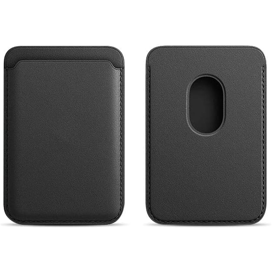 MagSafe Wallet Card Holder - Black - Fit 2-3 cards - Compatible for iPhone 17/16/15/14/13/12 Series - Durable Microtwill Material