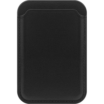 MagSafe Wallet Card Holder - Black - Fit 2-3 cards - Compatible for iPhone 17/16/15/14/13/12 Series - Durable Microtwill Material