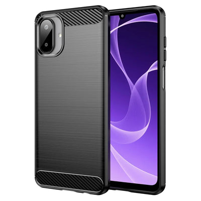 Galaxy A07 (2025)   Carbon Fibre Rugged Case - Black