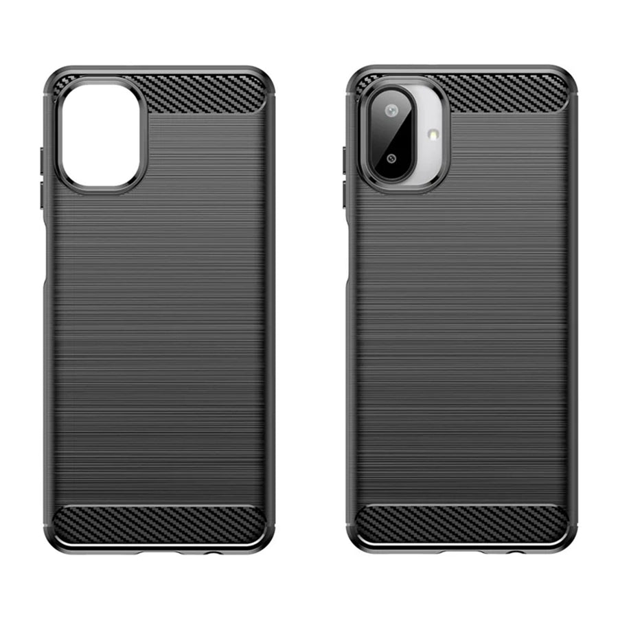 Galaxy A07 (2025)   Carbon Fibre Rugged Case - Black