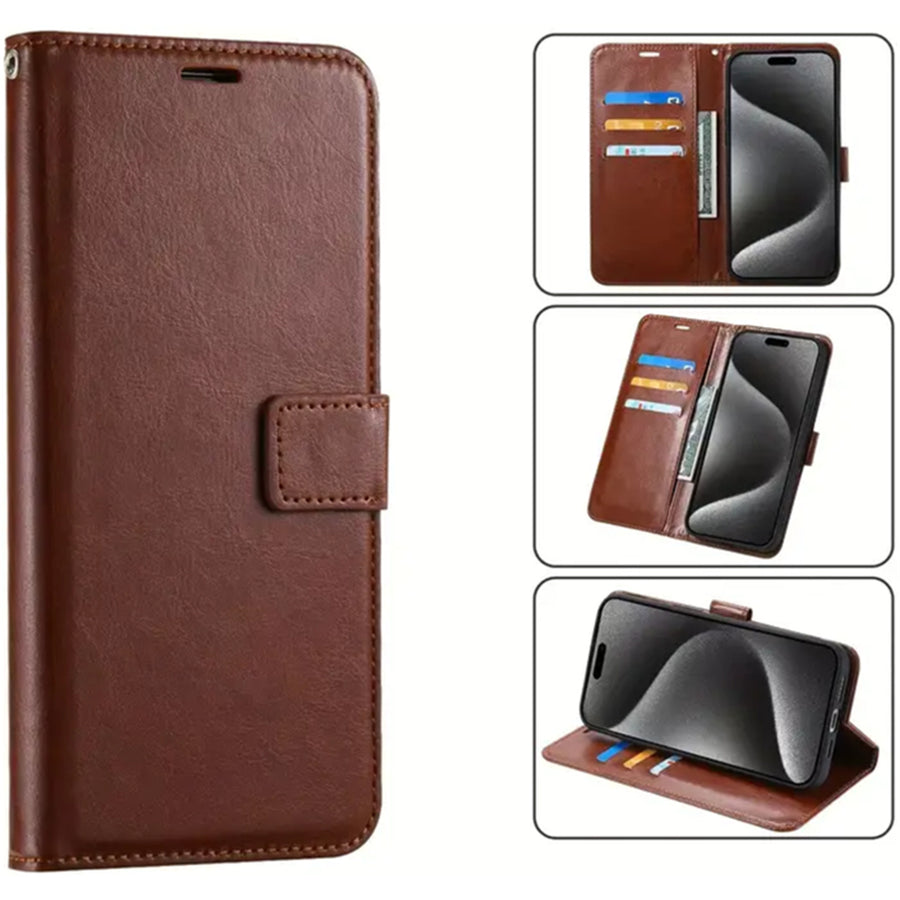 Galaxy A17 4G/5G (2025)   Flip Wallet Case - Brown