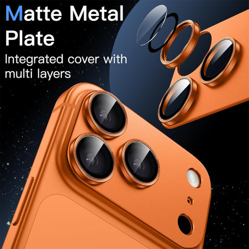iPhone 17 Pro Max (6.9")   Camera Lens Protector - Orange