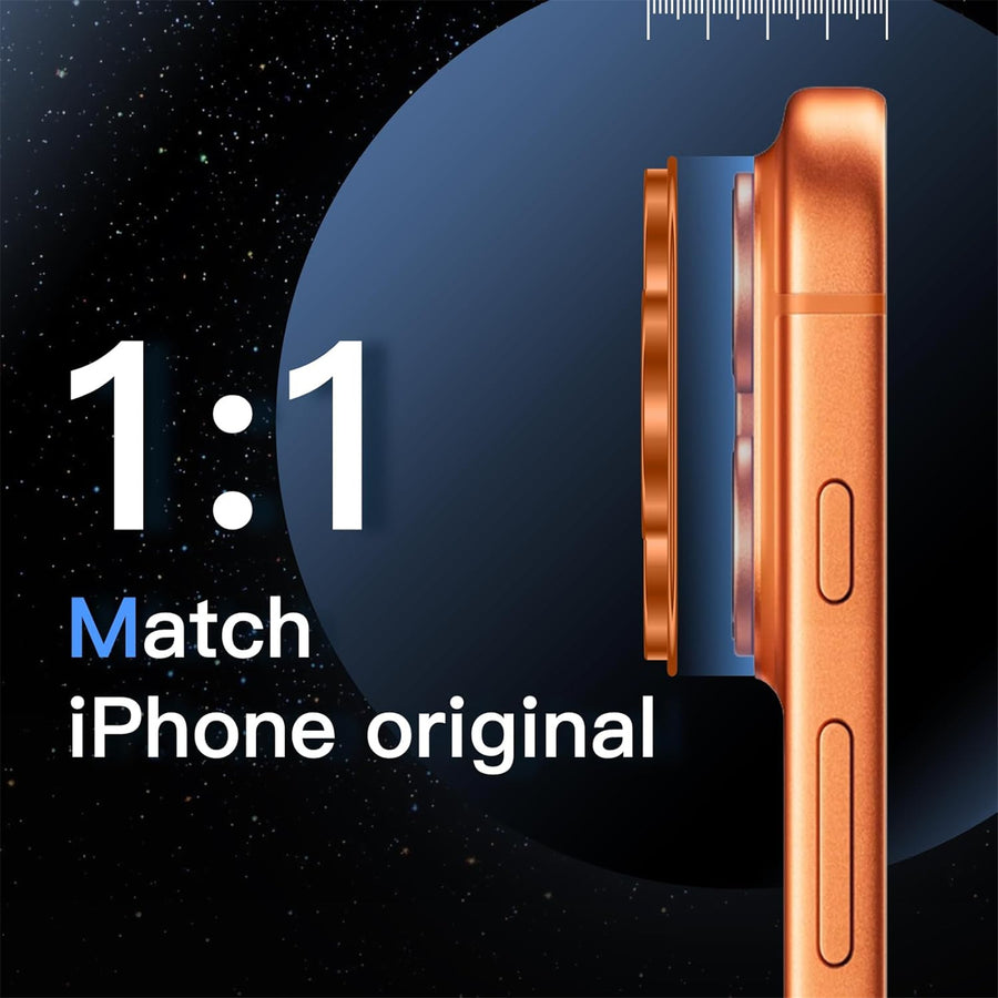 iPhone 17 Pro Max (6.9")   Camera Lens Protector - Orange