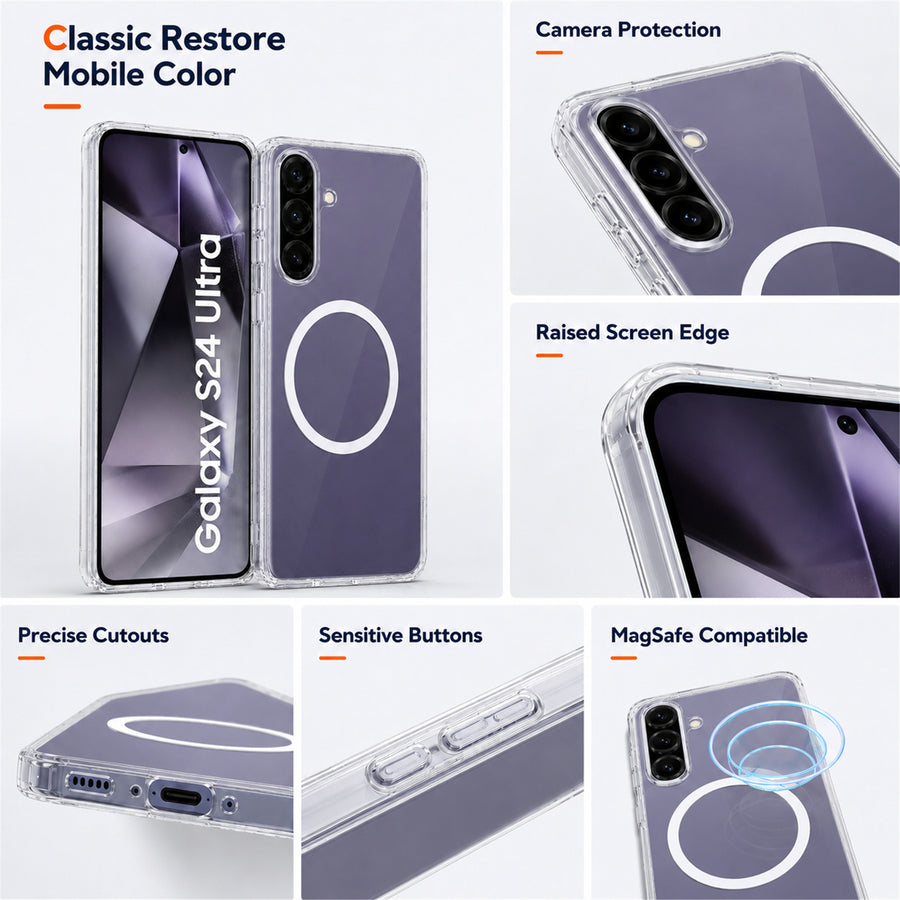 Galaxy S26 Magnetic Case    - Clear