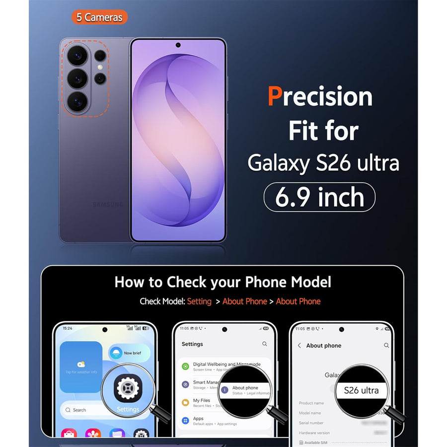 Galaxy S26 Ultra Magnetic Case    - Clear