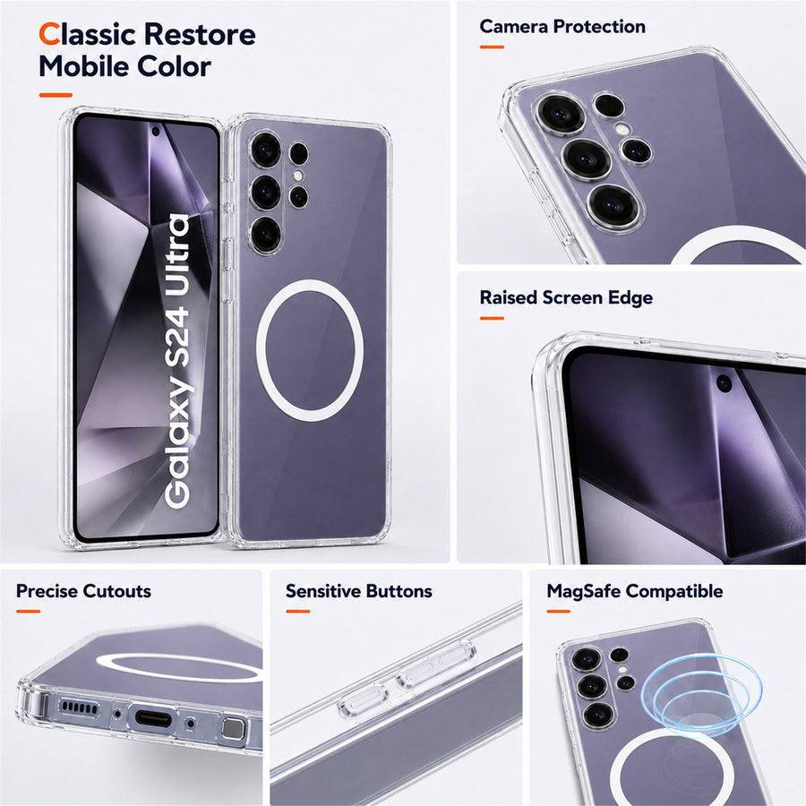 Galaxy S26 Ultra Magnetic Case    - Clear