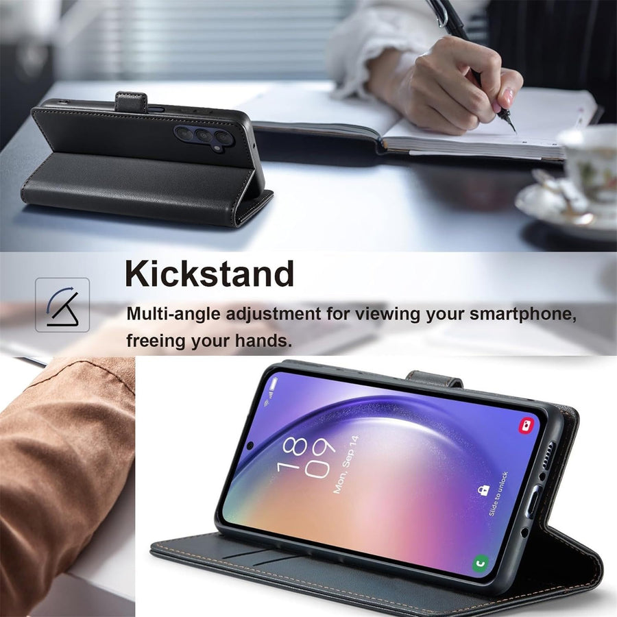 Galaxy A57 5G   Flip Wallet Case - Black