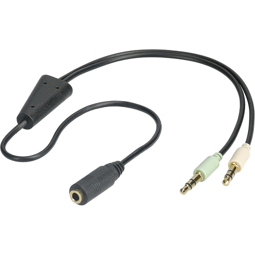 Goobay 48980 Audio Adapter (Headphones > Notebook) 3.5mm/2x3.5mm