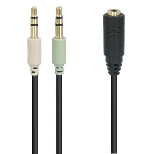 Goobay 48980 Audio Adapter (Headphones > Notebook) 3.5mm/2x3.5mm