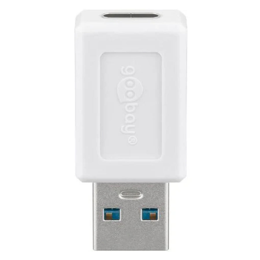 Goobay 55225 Goobay USB-C 3.0 female > USB 3.0 male (type A) - White