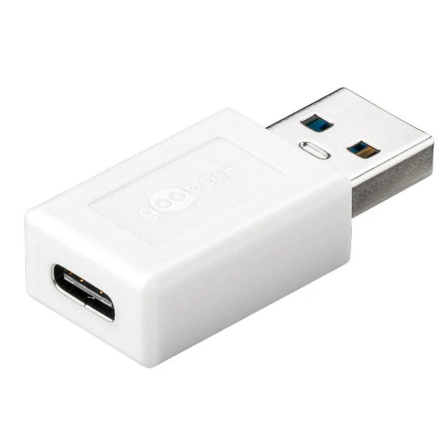 Goobay 55225 Goobay USB-C 3.0 female > USB 3.0 male (type A) - White