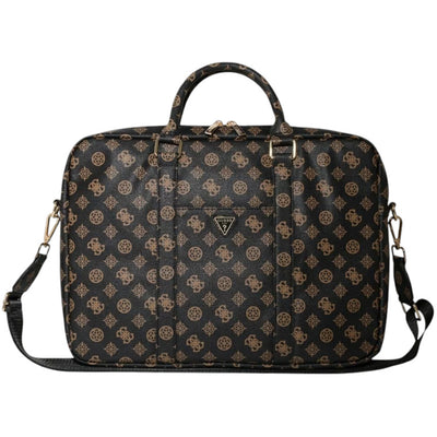 Guess Peony Collection GUCB16PGPOSGNK 15" / 16" Laptop Bag - Black / Brown