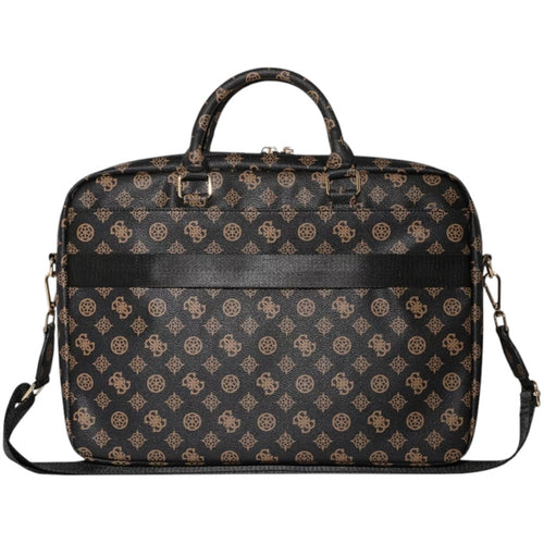 Guess Peony Collection GUCB16PGPOSGNK 15" / 16" Laptop Bag - Black / Brown