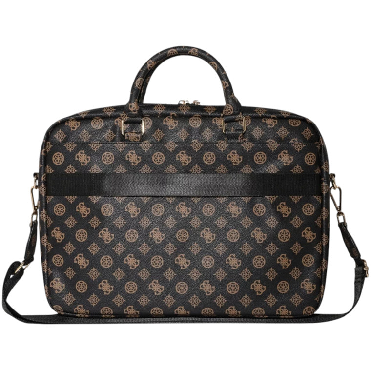 Guess Peony Collection GUCB16PGPOSGNK 15" / 16" Laptop Bag - Black / Brown