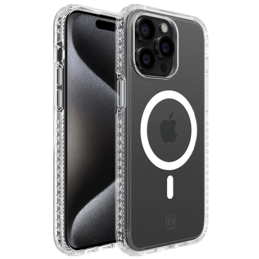 IPH-2076-CLR - Incipio Grip MagSafe - iPhone 15 Pro Max - Black/Clear