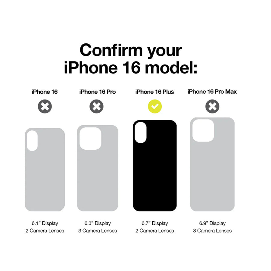 INPH190403-BLK - Incase Slim Case (MS) iPhone 16 Plus - Black