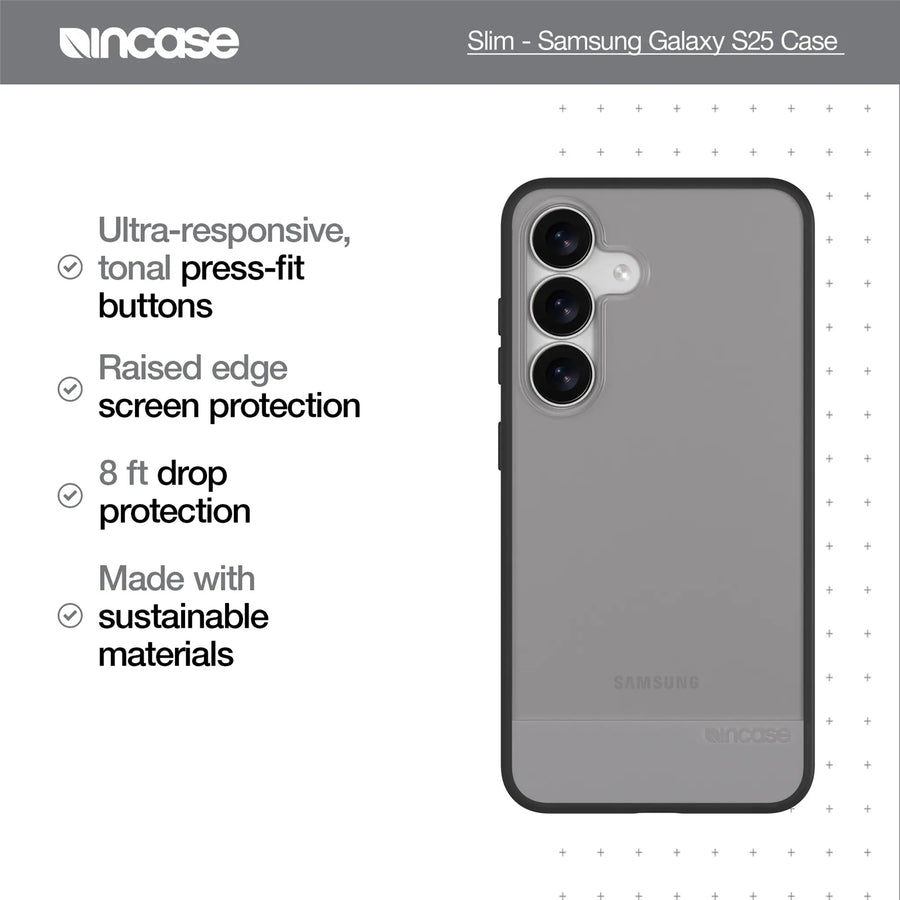 Incase Galaxy S25 Slim Case - Black
