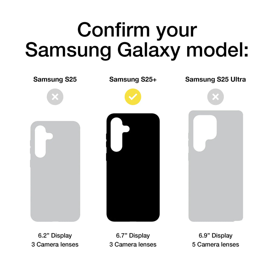 Incase Galaxy S25+ Slim Case - Black