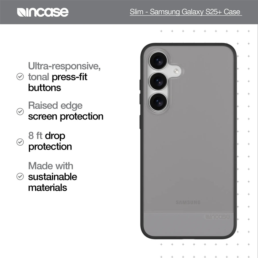 Incase Galaxy S25+ Slim Case - Black