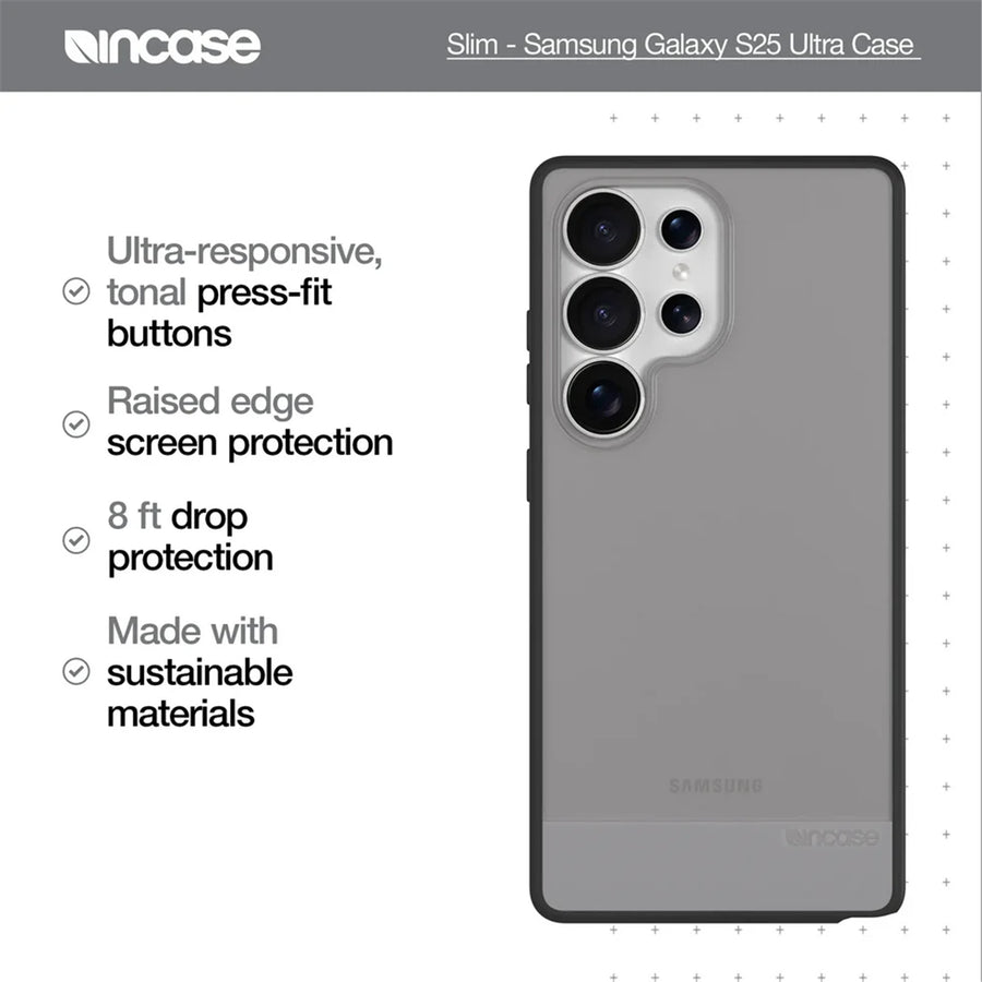 Incase Galaxy S25 Ultra Slim Case - Black