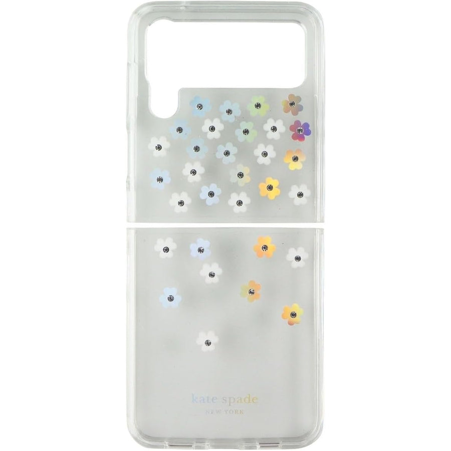 Inc Licensing KSSA-086-SFIRC - KSNY Hardshell Case-Galazy Z Flip 4-Scattered Flwr/Irisdscnt