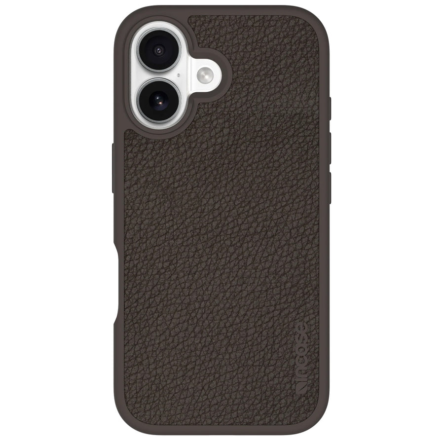 INPH190389-LHCOC - Incase ICON Case (MS) iPhone 16 - Cocoa Leather