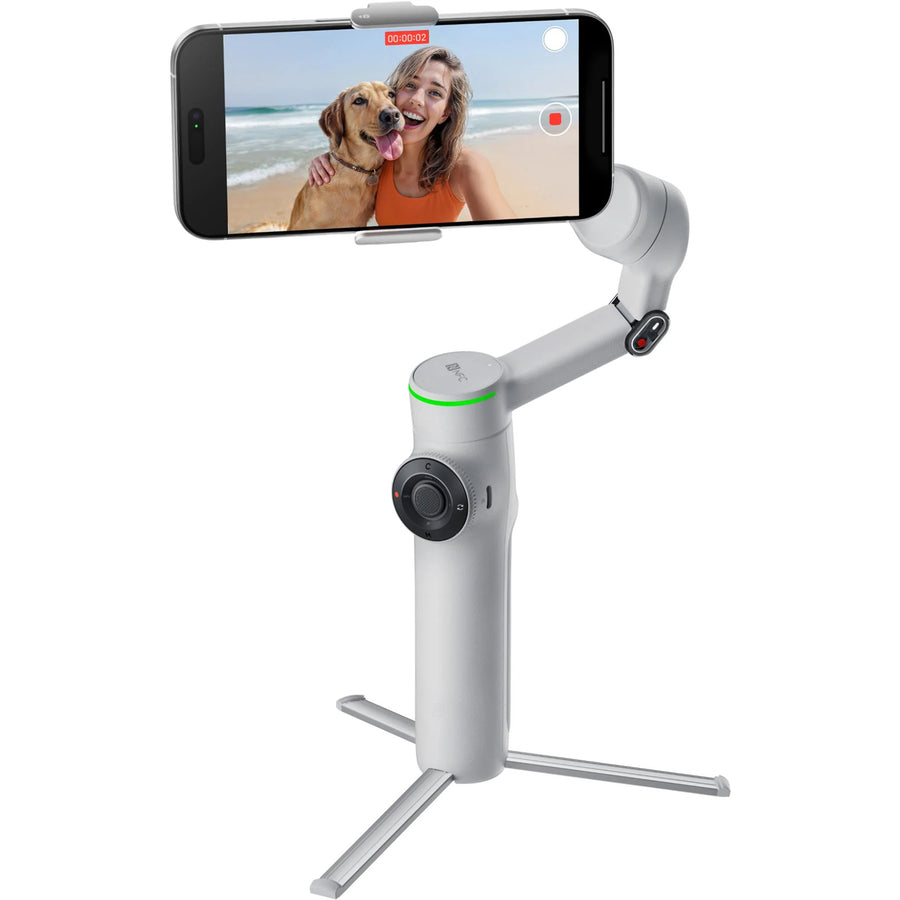 Insta360 Flow 2 Pro Phone Gimbal Stabilizer Creator Bundle / Stone Grey