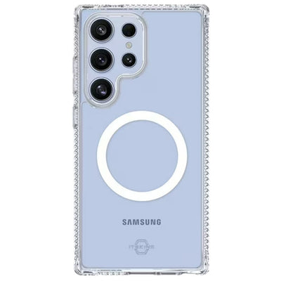 Itskins SGZU-HMACR-TRSM Hybrid-R Magsafe Case for Samsung Galaxy S25 Ultra - Transparent Clear