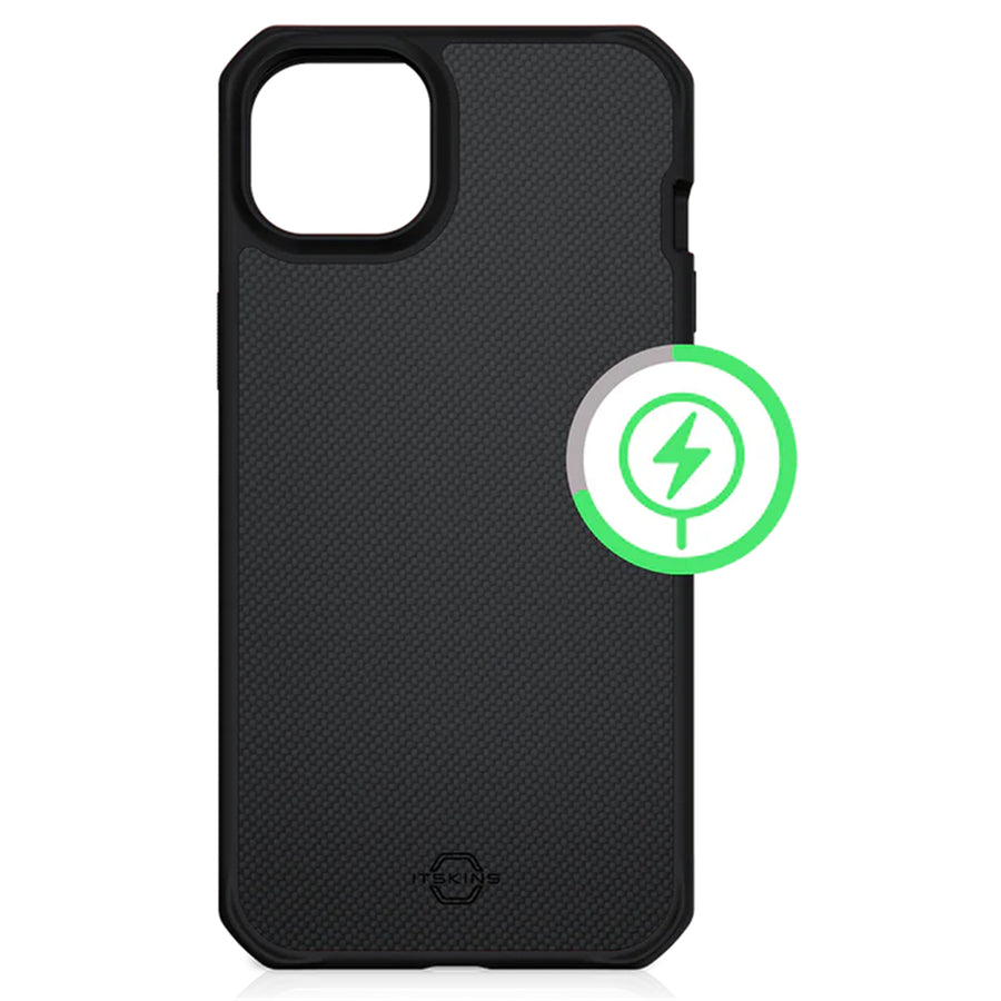 AP4R-HMABA-BLCK - ITSKINS iPhone 14+/15+ Mag Ballistic Black