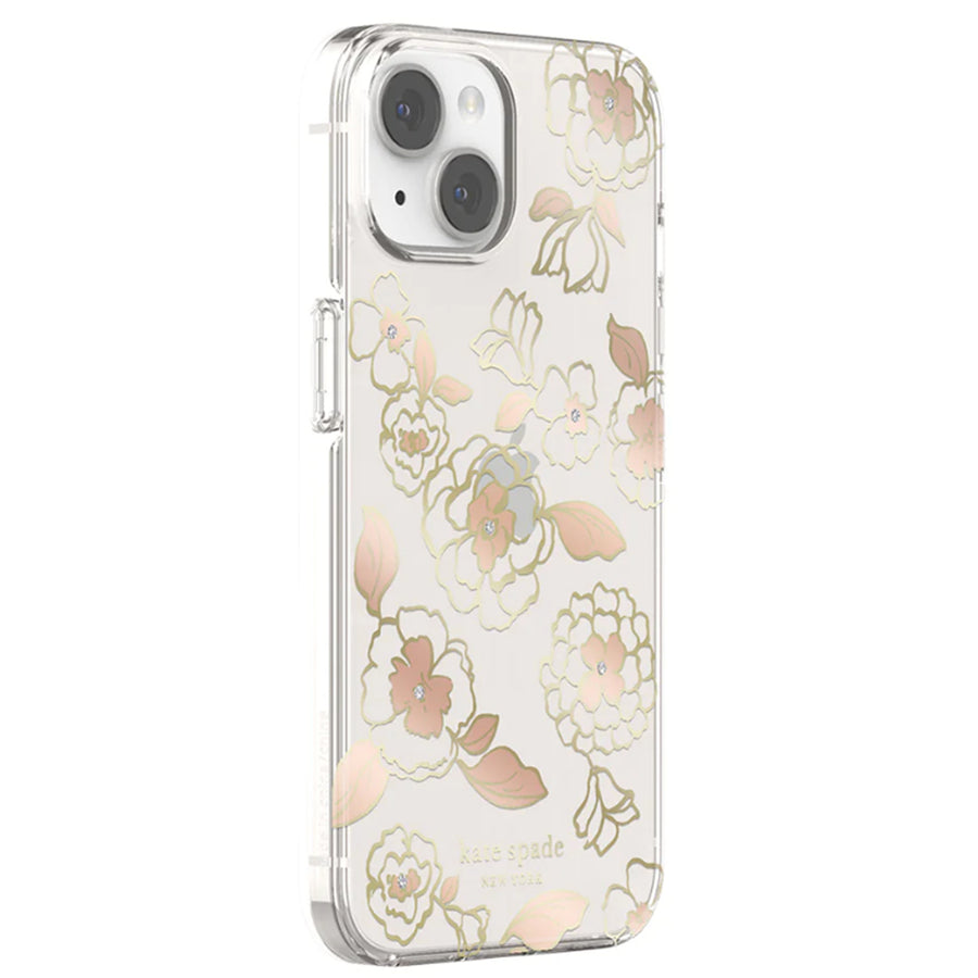 Inc Licensing KSIPH-222-GFL - KSNY Protective Hardshell - iPhone 14 - Gold Floral