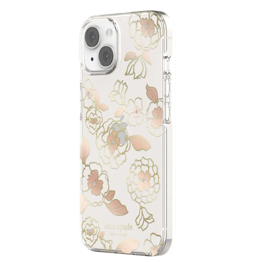 Inc Licensing KSIPH-222-GFL - KSNY Protective Hardshell - iPhone 14 - Gold Floral