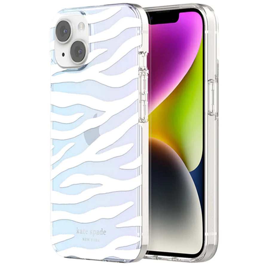 Inc Licensing KSIPH-222-ZBWT - KSNY Protective Hardshell - iPhone 14 - White Zebra