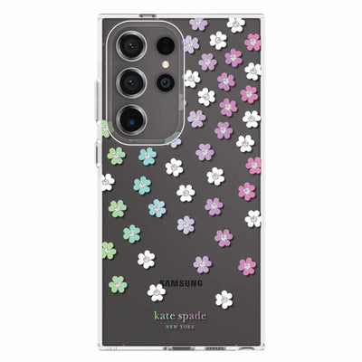 KS053528 - KSNY Samsung S24 Ultra Protective Case Scattered Flowers