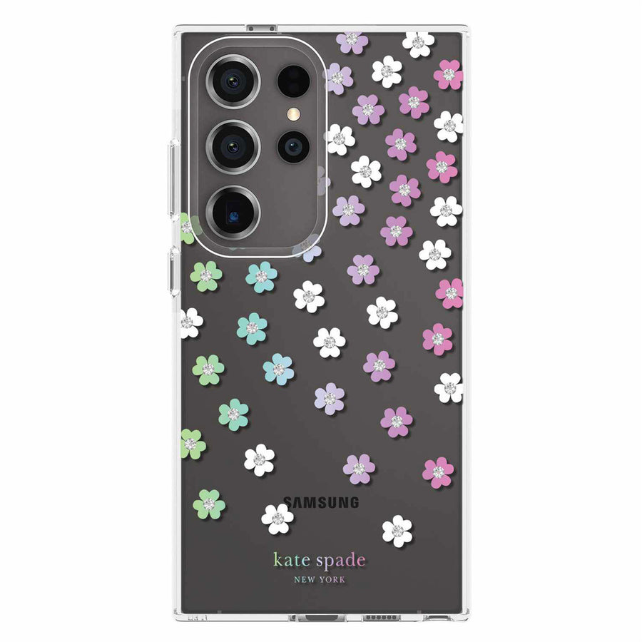 KS053528 - KSNY Samsung S24 Ultra Protective Case Scattered Flowers